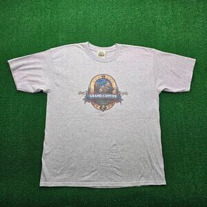 Grand Canyon National Park Tshirt Mens XL Gray Short Sleeve‎ Vintage Fred Harvey